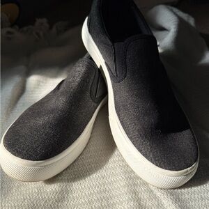 Maurices Black Slip-On Sneakers